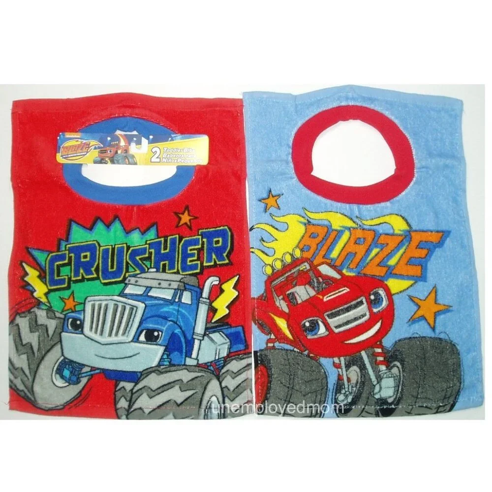 Blaze Crusher Over Head Toddler Bib Cloth Baby 11